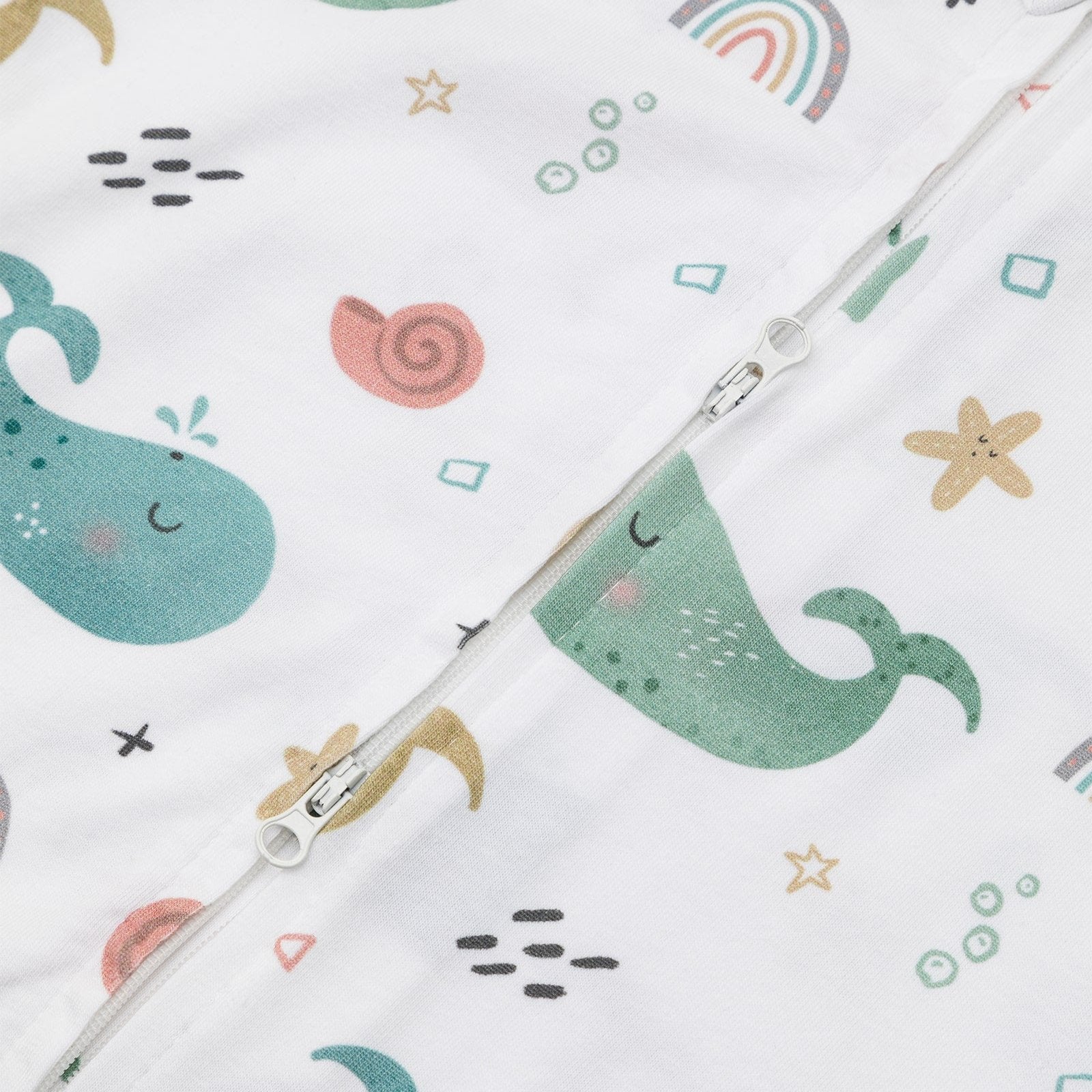 Whale Wombi Babyschlafsack Nahaufnahme - Wombambino